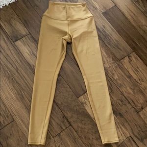 ALO Yoga Gold Leggings